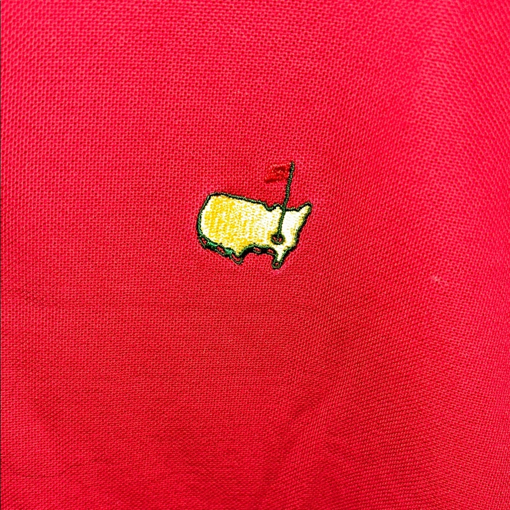 Augusta National Golf Shop Classic Red Polo Shirt XXL - Picture 3 of 4